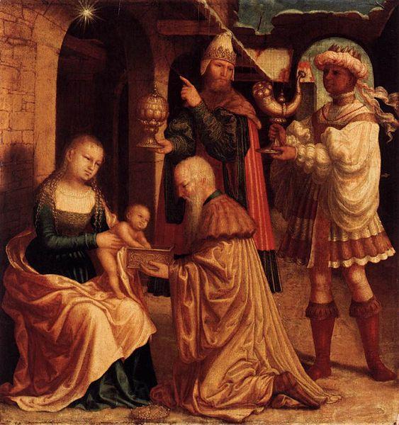 Master of Ab Monogram The Adoration of the Magi Norge oil painting art
